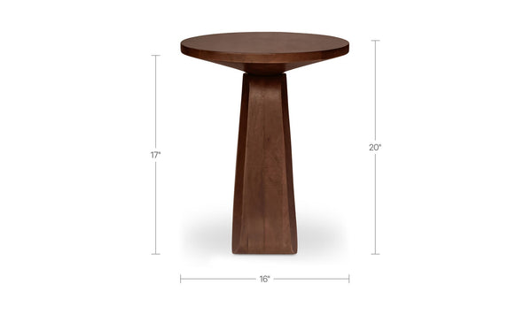 Harley Side Table Dark Brown