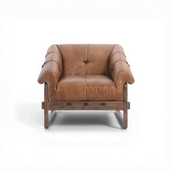 Bellos Accent Chair Open Road Brown