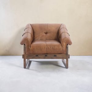 Bellos Accent Chair Open Road Brown
