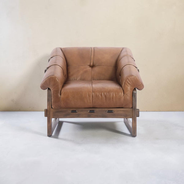 Bellos Accent Chair Open Road Brown