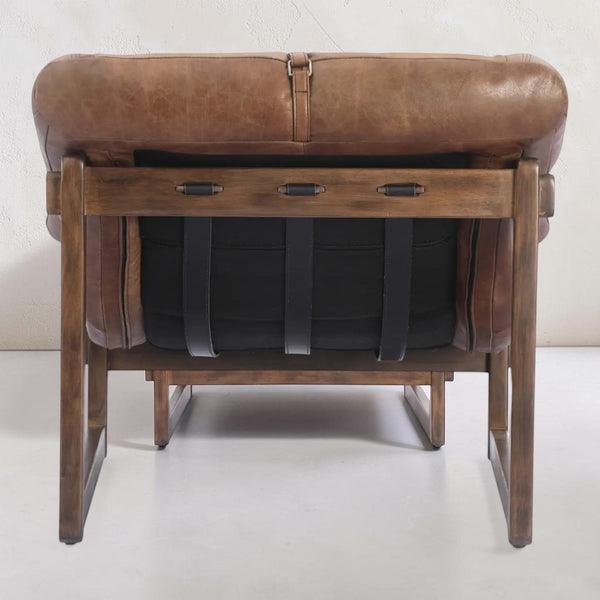 Bellos Accent Chair Open Road Brown