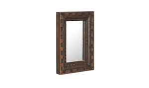 Carved Mango Wood Mirror