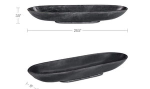 Venetia Tray Black Marble