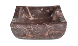 Piero Basin Deep Red Marble