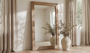 Orchard Reclaimed Wood Floor Mirror