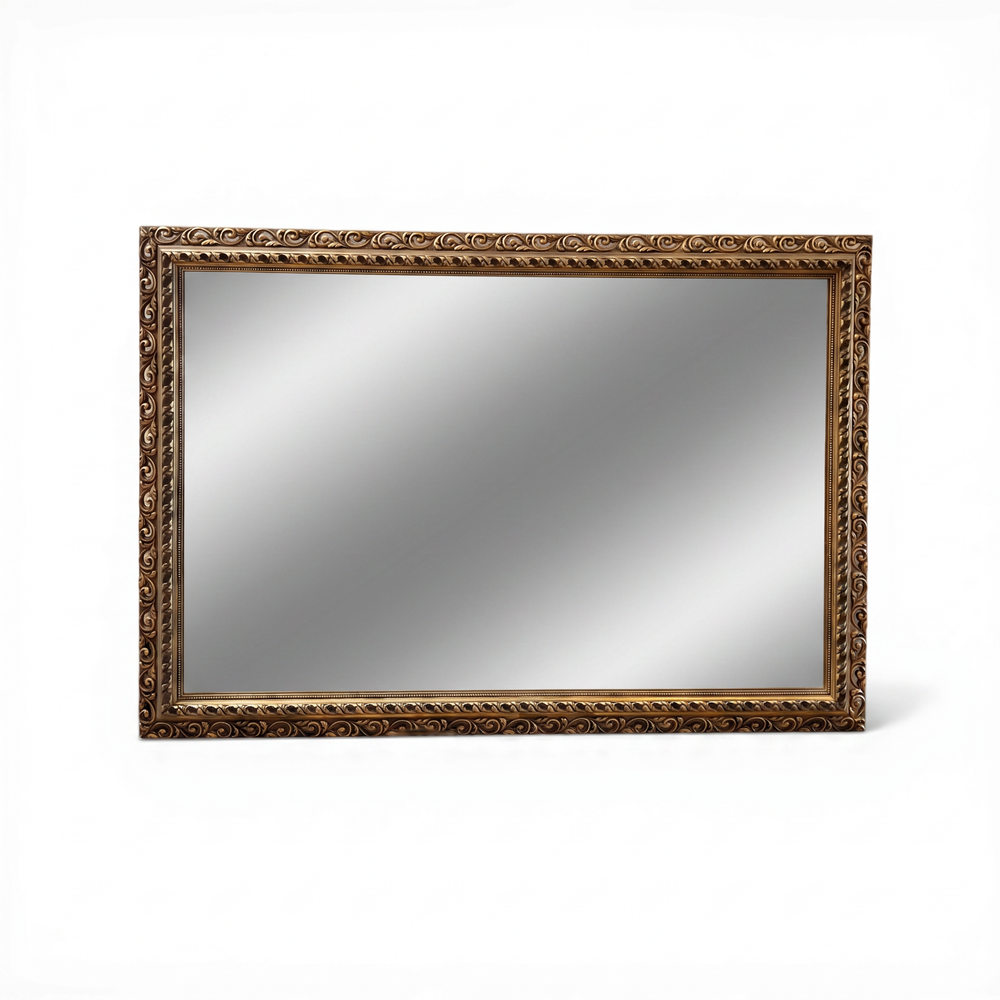 Vintage Gold Carved Mirror 34" x 49.5"