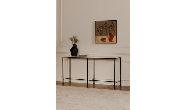 River Console Table Botticino Marble