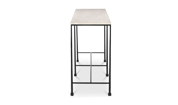 River Console Table Botticino Marble