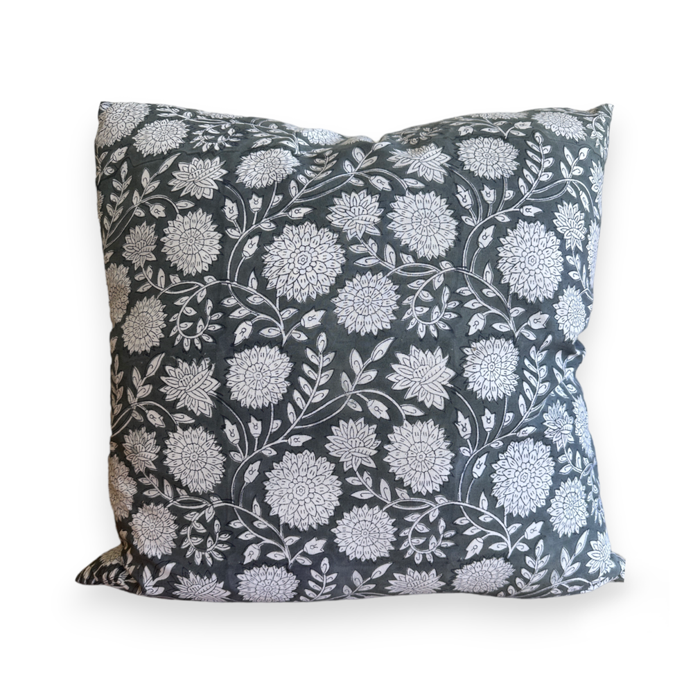 Vintage Fabric Pillow • 16" x 22" & 23" x 23"