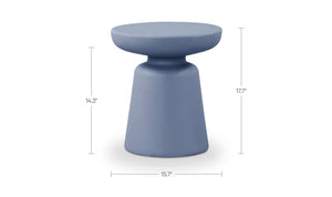 Ruth Outdoor Side Table Blue