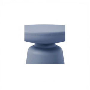 Compact Outdoor Side Table Blue