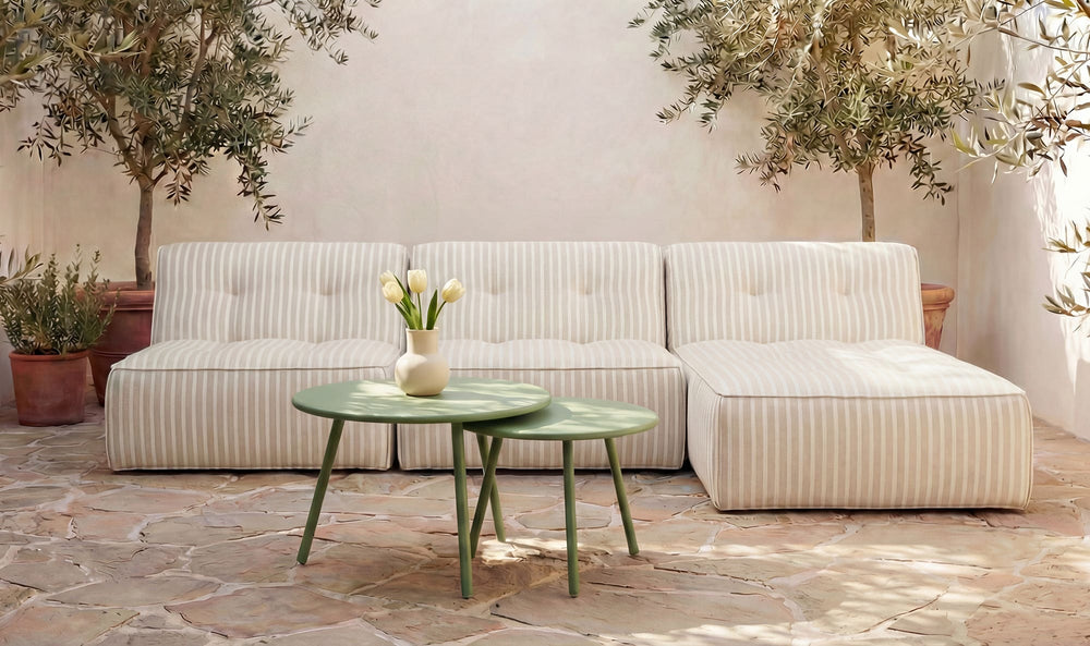 Kari Outdoor Nesting Coffee Table Green