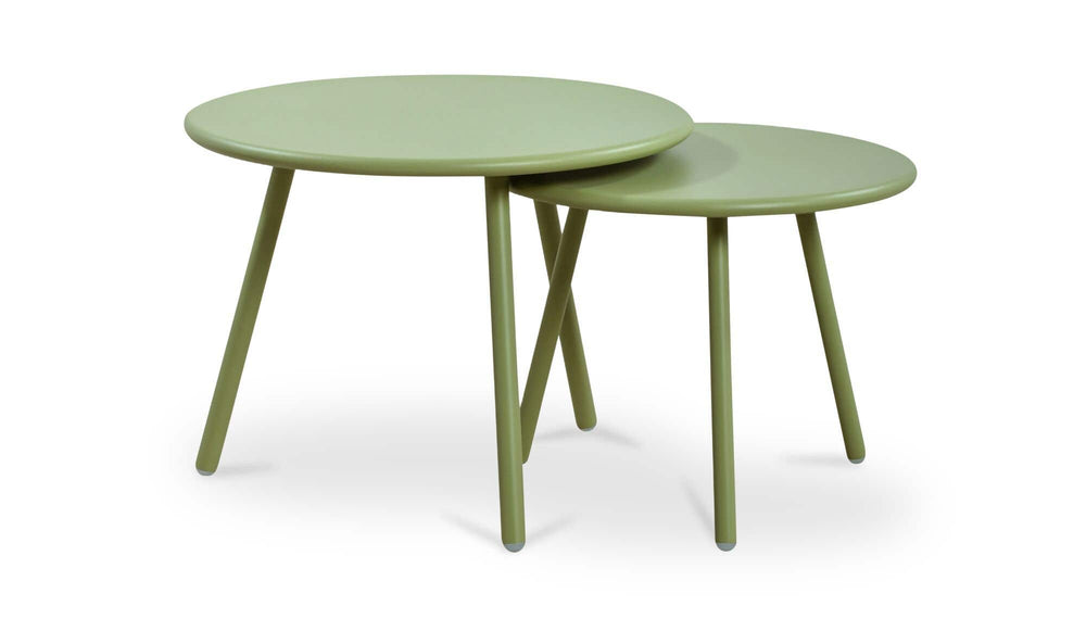 Kari Outdoor Nesting Coffee Table Green
