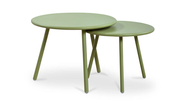 Kari Outdoor Nesting Coffee Table Green