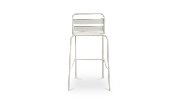 Kade Outdoor Bar Stool White Set of Two