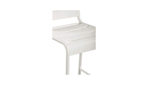 Kade Outdoor Bar Stool White Set of Two