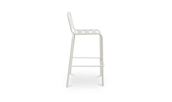 Kade Outdoor Bar Stool White Set of Two