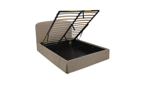 Joan King Storage Bed Light Taupe