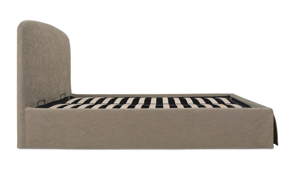 Joan King Storage Bed Light Taupe