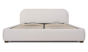Colin Queen Storage Bed Oatmeal