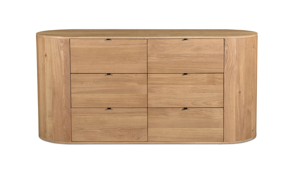 Theo 6 Drawer Dresser Natural