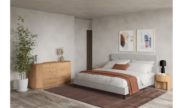 Theo 6 Drawer Dresser Natural