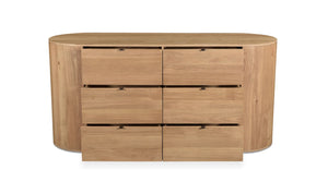 Theo 6 Drawer Dresser Natural