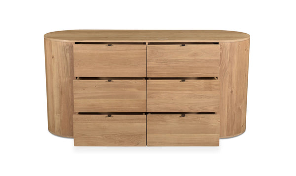 Theo 6 Drawer Dresser Natural