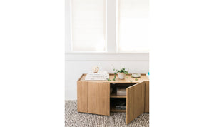 Plank Media Cabinet Natural
