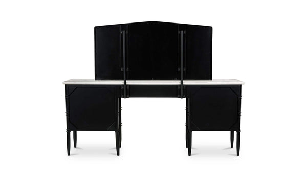 Eleanor Vanity Desk Black
