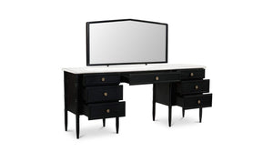 Eleanor Vanity Desk Black