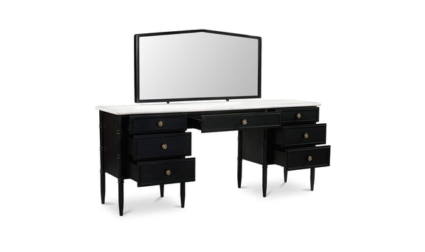 Eleanor Vanity Desk Black