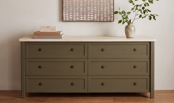 Matilda Dresser Dark Olive