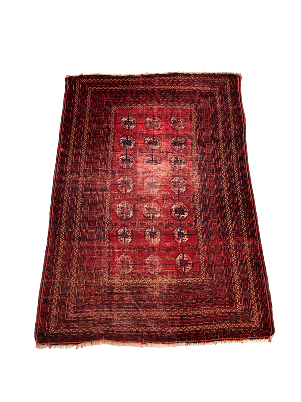 Vintage Caucasian Rug • 6'7" x 4'9"