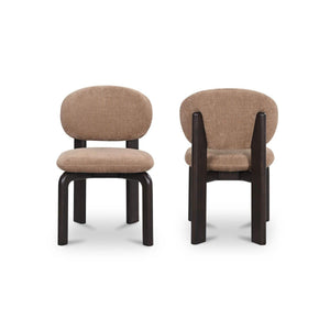 Sami Dining Chair Brown-Set of Two