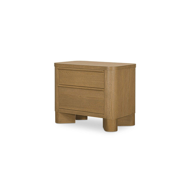 Segment Nightstand, Heritage Brown