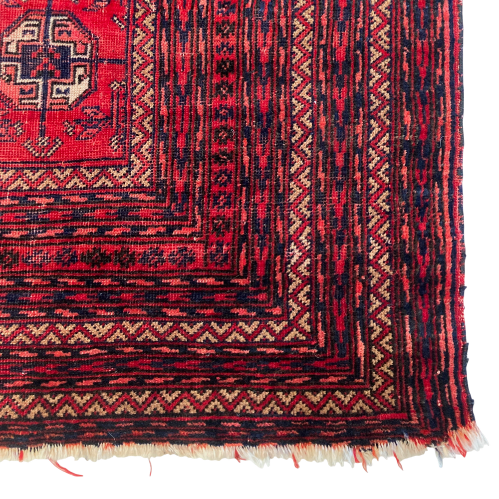 Vintage Caucasian Rug • 6'7" x 4'9"