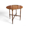 vintage wood dropleaf occasional table 