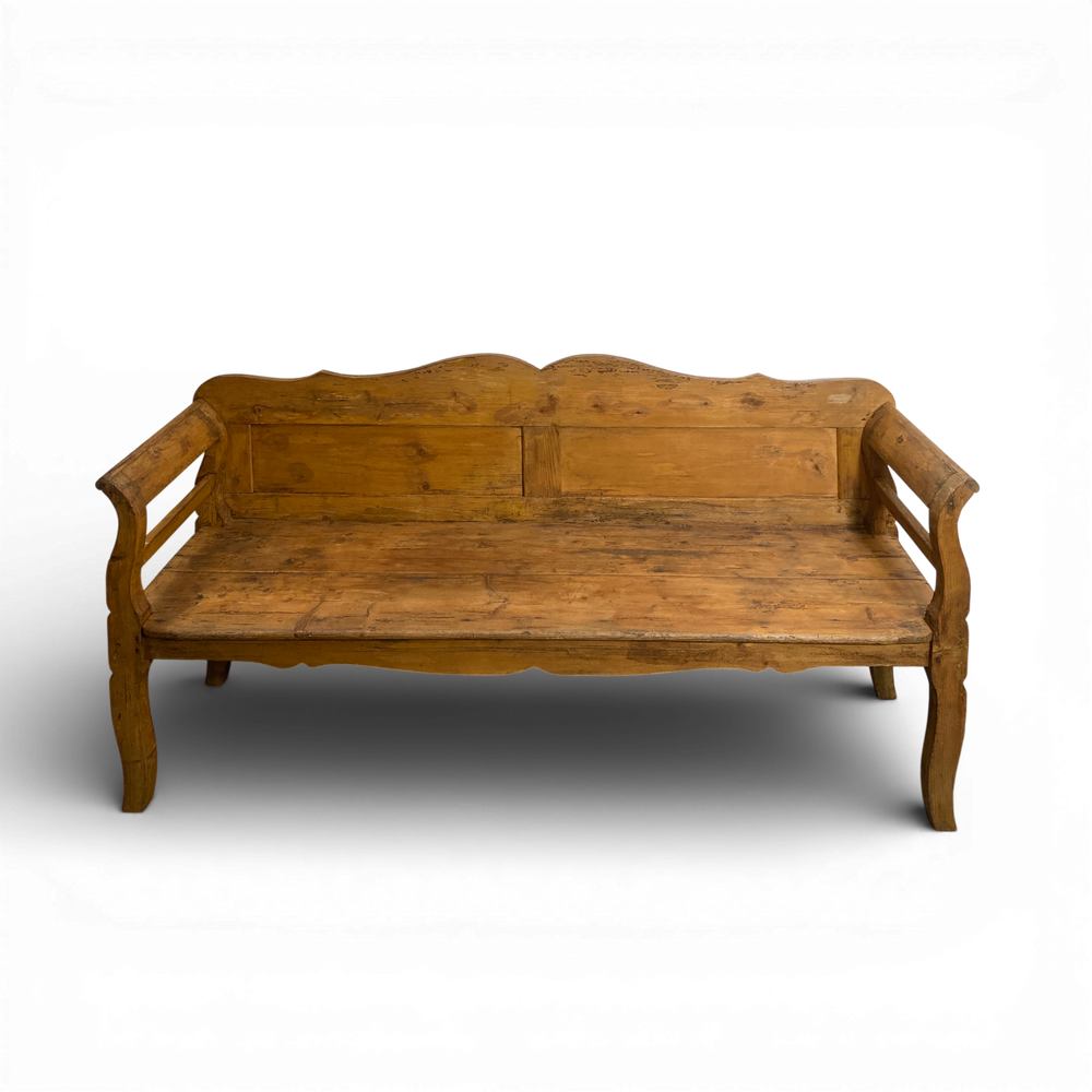 Vintage European Farm Bench