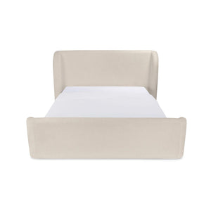 Sophia King Storage Bed Cream Chenille
