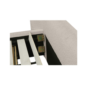 Sophia King Storage Bed Cream Chenille
