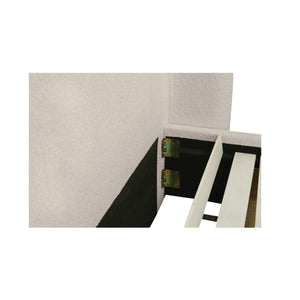 Sophia King Storage Bed Cream Chenille