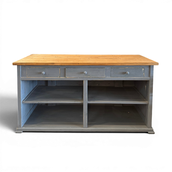 1950's Vintage Counter with Wooden Pulls