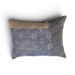 Vintage Fabric Pillow 16.5" x 12"