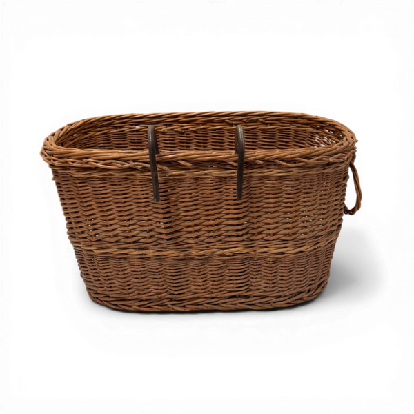 Vintage Wicker Bike Basket