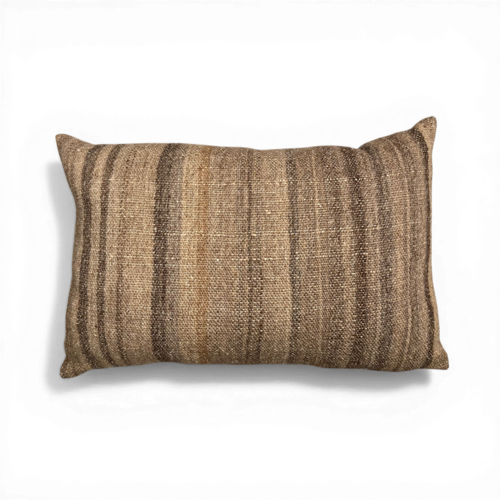 Vintage Fabric Pillow 22" x 14"