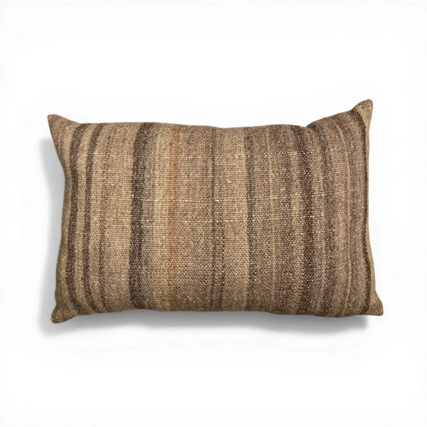 Vintage Fabric Pillow 22" x 14"