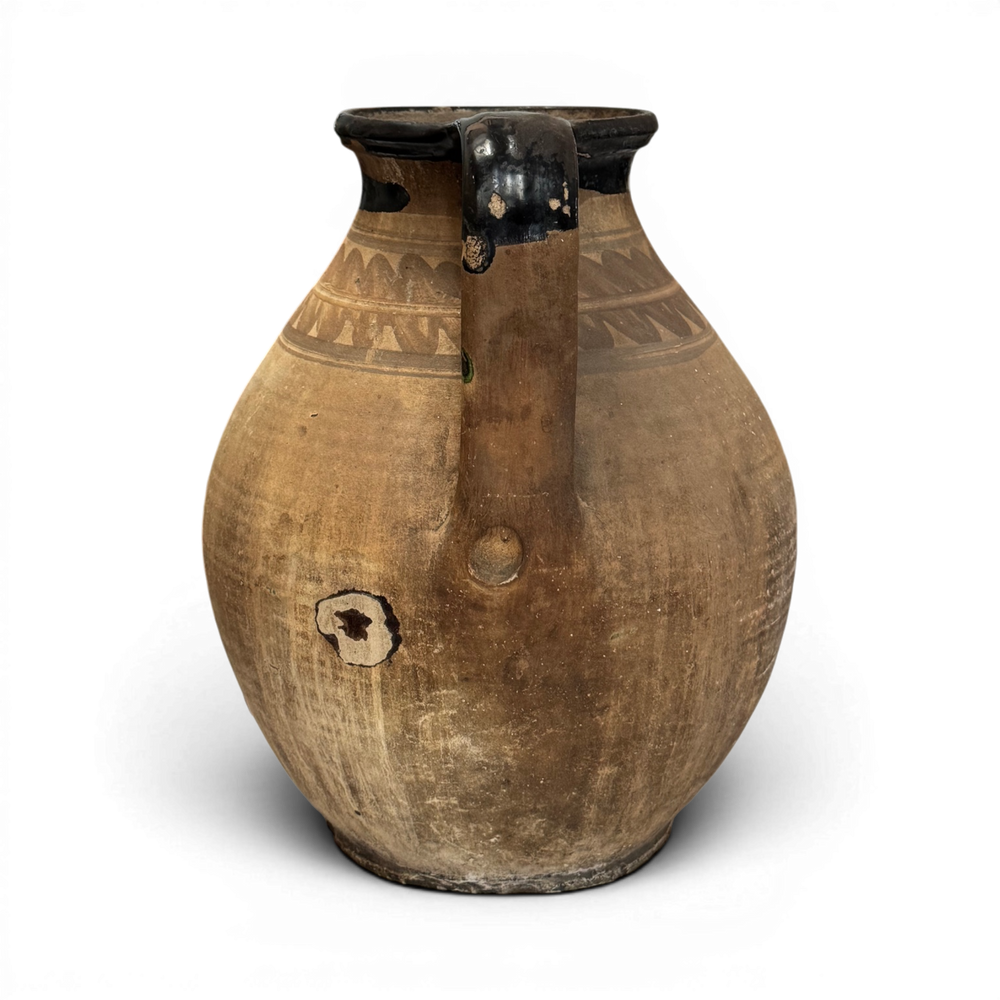 Tall Antique Ceramic Jar