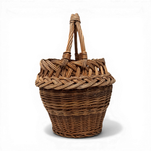 Vintage 20th C. Wicker Basket #2
