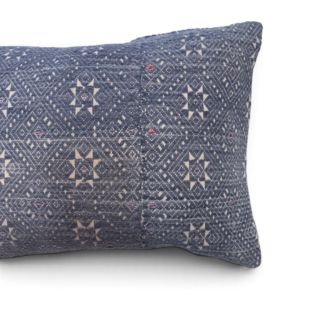 Vintage Fabric Pillow 16" x 11"